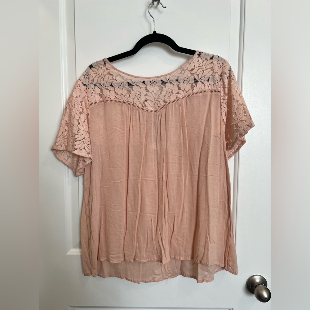Forever 21+ Cross-back Shirt: Plus Size 3X